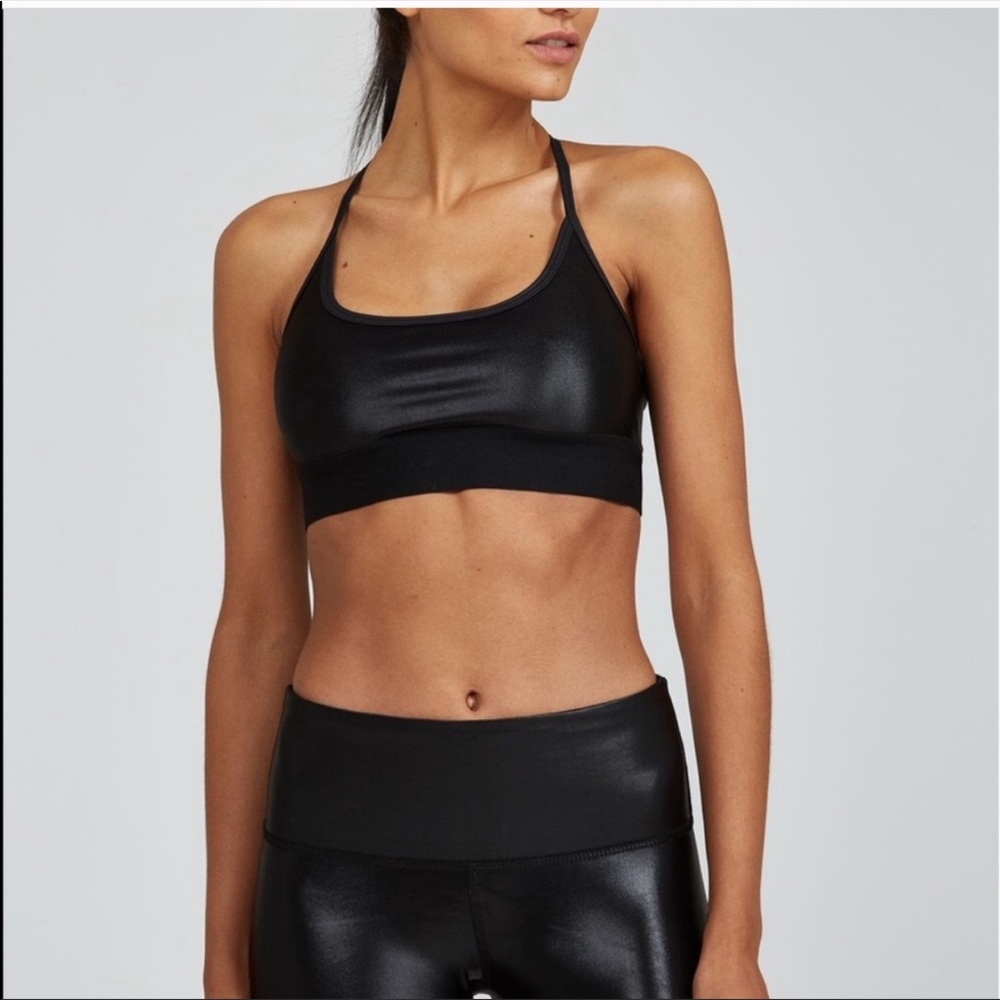 NOLI ACTIVE | Black Liquid Studio Sports Bra S